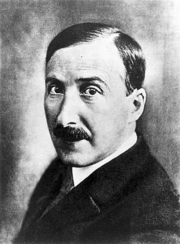 Stefan Zweig (1881-1942), famous Austrian author and playwright